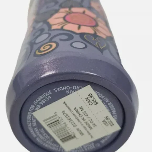 2024 Starbucks Wicked Glinda Pink Floral Tumbler & Charm 16oz 011161574